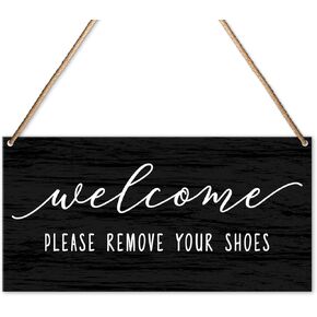 Please Remove Your Shoes Sign, No Shoes Sign for House, Shoes off Sign for Front Door Welcome Decor, Please Take off Your Shoes Sign, Housewarming Gifts for New House Home