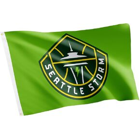 Desert Cactus Seattle Storm Flag Team WNBA 100% Polyester Indoor Outdoor 3x5 feet Flags (Dark Green)