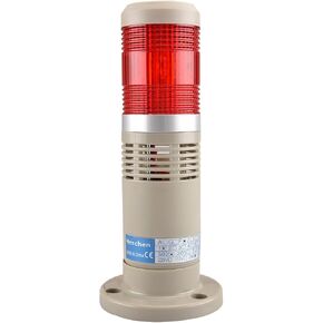 Signal Light Tower Stack Light 24V DC Industrial Buzzer Red LED Alarm Warning Flash Light