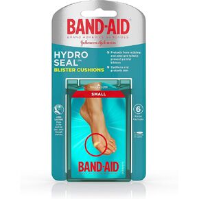 Band-Aid Brand Hydro Seal Bandages Blister Cushion, Waterproof Blister Pad, Small 6 Count