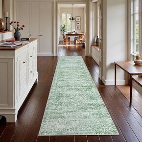 Lahome Washable Rug 6x9 - Floral Large Rugs for Living Room Non Slip Ultra-Thin Soft Bedroom Area Rug, Neutral Boho Print Indoor Farmhouse Stain Resistant Rug for Dining Room Office (Taupe, 6'x9')
