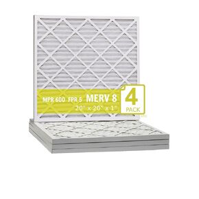 Lamons 20"x20"x1" Xtreme Plus Air Guard MERV 8 Filter (4 Pack)
