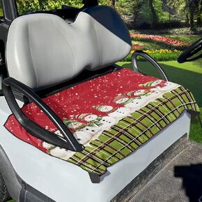 Golf Cart Seat Cover Golf Cart Accessories Golf Cart Seat Towel Blanket Club Car Seat Covers Durable & Soft Machine Washable