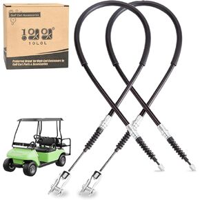 10L0L Golf Cart Brake Cable for Club Car DS 2000-up Gas & Electric, 42 Inch Driver and Passenger Side, OEM# 102022101