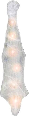 Needzo Cocoon Corpse, LED Light Up Halloween Hanging Decorations, Realistic and Spooky Haunted House, 15 Inches in Saudi Arabia
