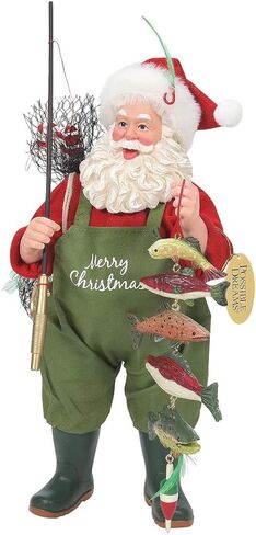 Department 56 Possible Dreams Santa Sports and Leisure Roll Cast Figurine, 12.5 Inch, Multicolor in Saudi Arabia