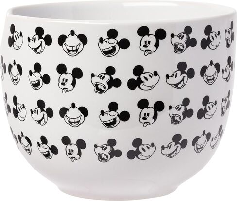 Silver Buffalo Lilo and Stitch Scrump Waves Japanese Pattern Ceramic Ramen Noodle Rice Bowl with Chopsticks and Spoon, Microwave Safe, 20 Ounces in Saudi Arabia