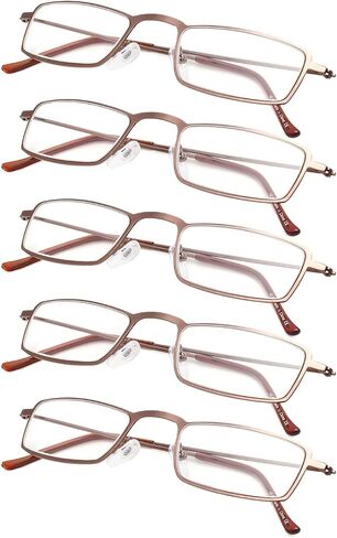 5-Pack Lightweight Readers Men Women Reading Glasses in Saudi Arabia