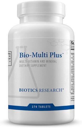 Biotics Research Bio-Multi Plus - Robust Foundational Multivitamin/Mineral Formula, Contains Plant-Based Trace Minerals 270 Tablets in Kuwait