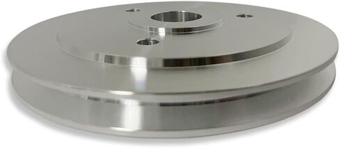 DEMOTOR PERFORMANCE 3 Groove SWP Short Water Pump Polished Aluminum Crankshaft Pulley For Chevy BBC in Saudi Arabia