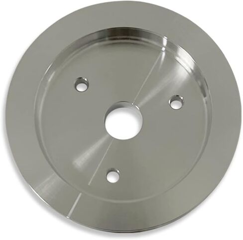 DEMOTOR PERFORMANCE 3 Groove SWP Short Water Pump Polished Aluminum Crankshaft Pulley For Chevy BBC in Saudi Arabia