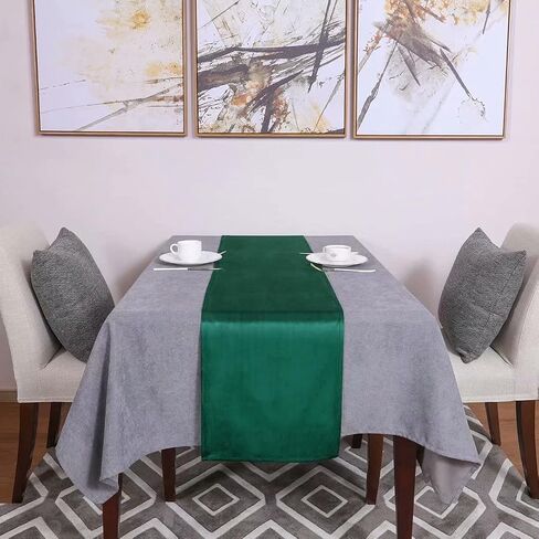 Burlap Linen Style Table Runner with Tassels Rustic Farmhouse Dresser Scarf for Dining Table Banquet Party Home Decor (Brown, 14 x 71 inch) in Saudi Arabia