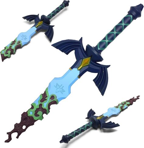 24 بوصة Link Master Sword Hilt Tear Kingdom Warrior Legend Link Zelda لألعاب الفيديو، دعامة أزياء تنكرية، مجموعة، هدية. دعامة 1:1 طبق الأصل in Kuwait