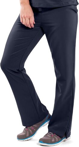 بنطلون Medline 5580NVYXXL Melrose Ave النسائي ذو الرقبة الطويلة مع رباط، خصر مرن، أزرق داكن، 2X-Large in Saudi Arabia