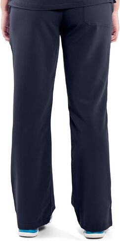 بنطلون Medline 5580NVYXXL Melrose Ave النسائي ذو الرقبة الطويلة مع رباط، خصر مرن، أزرق داكن، 2X-Large in Saudi Arabia