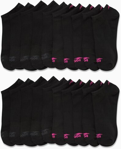 Avia Women's Athletic Socks - 20 Pack Low Cut Ankle Socks (Shoe Size: 4-9) in Saudi Arabia