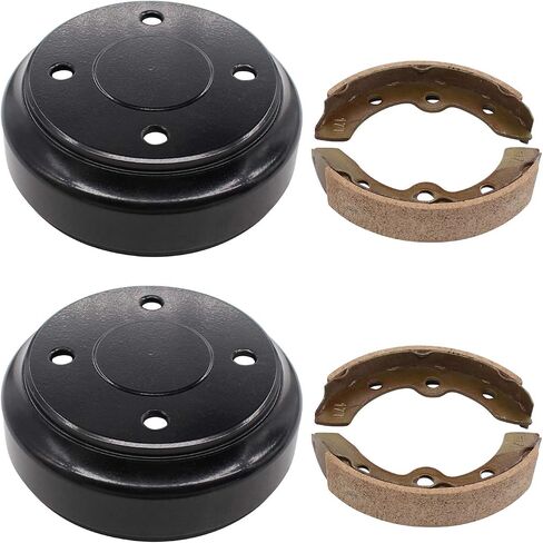 ApplianPar Brake Shoes and Drums Kit 1017911-01 1018232-01 for Club Car Golf Cart DS and Precedent 1995-Up in Saudi Arabia