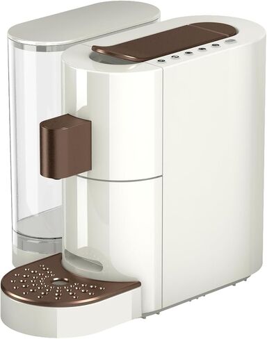 K-FEE® Twins II Single Serve Coffee, Espresso, Milk Machine (Black/Copper) | Compatible with Starbucks® Verismo* in Kuwait