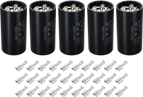 مكثف تشغيل المحرك PATIKIL، 86-103 فائق التوهج/Mfd 220-250 فولت 50/60 هرتز CD60 مكثف تشغيل المحرك لبدء تشغيل المحرك الكهربائي in Saudi Arabia