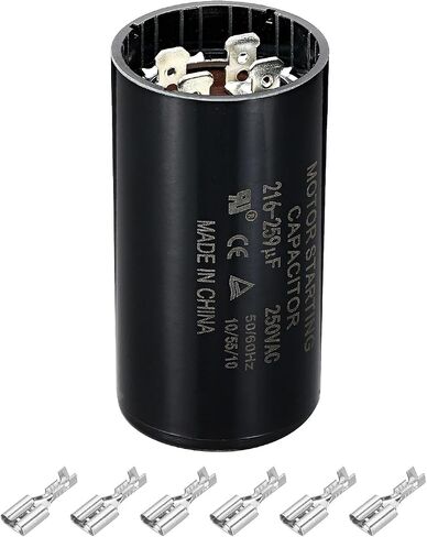 مكثف تشغيل المحرك PATIKIL، 86-103 فائق التوهج/Mfd 220-250 فولت 50/60 هرتز CD60 مكثف تشغيل المحرك لبدء تشغيل المحرك الكهربائي in Saudi Arabia