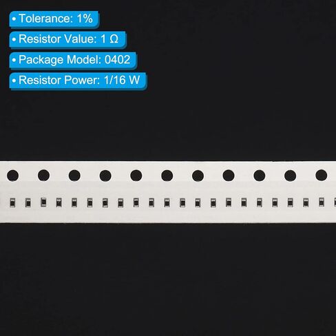 PATIKIL 0402 Chip Resistor، 200 Pack 47 Ohm 1% Tolerance 1/16W جهاز تثبيت السطح مجموعات مقاومة الأغشية السميكة للمنتجات الإلكترونية in Saudi Arabia