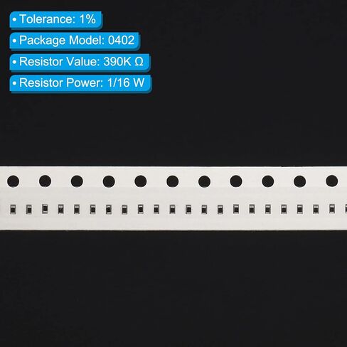 PATIKIL 0402 Chip Resistor، 200 Pack 47 Ohm 1% Tolerance 1/16W جهاز تثبيت السطح مجموعات مقاومة الأغشية السميكة للمنتجات الإلكترونية in Saudi Arabia