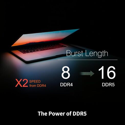 مجموعة سيليكون باور DDR5 64 جيجابايت (2 × 32 جيجابايت) 5600 ميجاهرتز (PC5-44800) CL46 1.1 فولت SODIMM ذاكرة الوصول العشوائي للكمبيوتر المحمول غير ECC ذاكرة الكمبيوتر SP064GBSVU560F22 in Kuwait