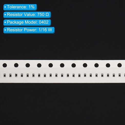 PATIKIL 0402 Chip Resistor، 200 Pack 47 Ohm 1% Tolerance 1/16W جهاز تثبيت السطح مجموعات مقاومة الأغشية السميكة للمنتجات الإلكترونية in Saudi Arabia