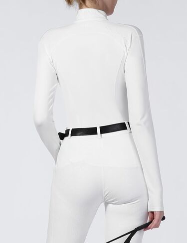 Harrison Howard Long Sleeve Rider Top Stand Collar Breathable Comfortable Stretchy with Embroidery Detailing Form-Flattering Rider Top for Shows Competition in Saudi Arabia