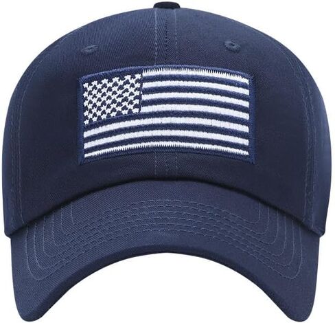 American Flag Hats for Men Women Low Profile USA Baseball Cap Outdoor Dad Hat Black in Saudi Arabia