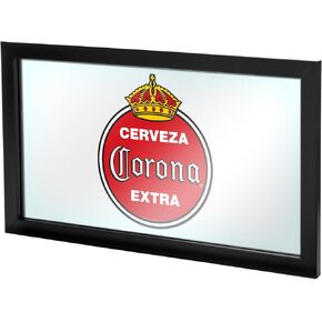 Trademark Gameroom CRN1500-VTG Corona Framed Logo Mirror - Vintage