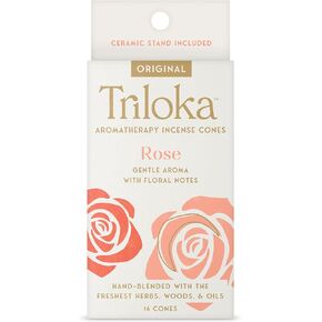 TRILOKA Angelic Frankincense Incense Cones, 14 CT