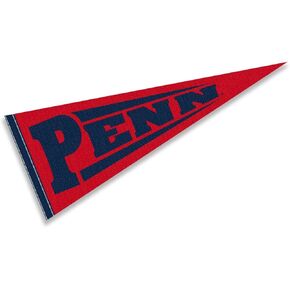 College Flags & Banners Co. Penn Quakers Pennant 12 in X 30 in Banner