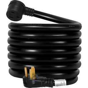 Welder Extension Cord 10AWG, 50FT Welding Cords 30 amp, 125V/250V Welding Power Cord NEMA 6-50P/6-50R
