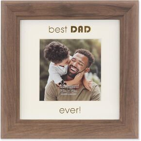 Lawrence Frames Walnut Classic Frame - Best Dad Ever 4x6