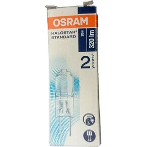 Osram - 64425 - Halogen Bulb 20 Watt 22 kWh/1000h, 12 Volt G4, 33 x 10 mm