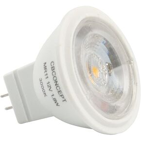 UL-Listed MR11 GU4.0 LED Light Bulbs, 5-Pack, 2 Watt, 230 Lumen, Warm White 3000K, 36° Beam Angle, 12 Volt, 20W Halogen Bulbs Equivalent, Landscape/Accent/Recessed/Track Lighting