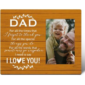 Dad Picture Frame Gifts, Dad Gifts from Daughters Son Kids, Dad Gifts for Birthday, Fathers Day Christmas Gifts for Dad, Father Gifts, You Are My Story Teller My Teacher My Hero