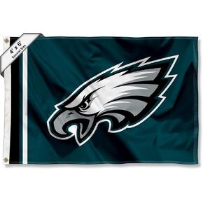 WinCraft Philadelphia Eagles 4x6 Foot Large Outdoor Pole Flag