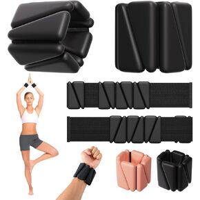 T98 Wrist & Ankle Weights for Women Men, Wearable Wrist Weights Set of 2(1Lbs Each), Adjustable Arm Leg Bracelet Weights for Strength Training, Aerobics, Barre, Suit for Home Outdoor Workout