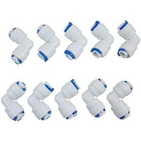 Quick Connector for RO Water Reverse Osmosis System (Pack of 10) (L Type)