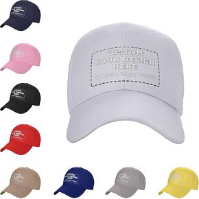 Custom Hat Add Your Picture/Text Customized Hats for Men Personalized Design Dad Trucker Cap for Gift