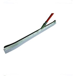 36 in Rubber Made Curved Industrial Duty Steel Floor Squeegee 36" with Handle 78" Extension Pole
