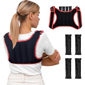 Posture Corrector Vest for women, Removable Weights, Adjustable Fit - Back straightener posture corrector, Improve Posture, Build Back Strength - Advanced posture corrector with 4 weights each 0.5lb