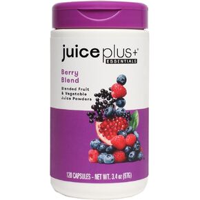 JuicePlus+ Berry Blend: with Concord Grape, Blueberry, Cranberry, and More - Whole Food Based, Vegan, Plant-Based Vitamins - Gluten-Free, Non-GMO, Kosher - 1 Bottle (60 Servings)