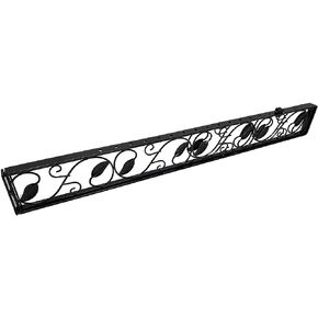 JB8095 Black Door Keep Closed for Maximum Lock Ideal Stopper. Sliding Glass Window Security Bar. Adjustable Size