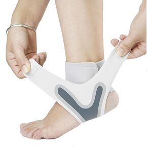 2 Pack Ankle Brace & Elastic Supports for Men & Women, Ankle Support Ankle Compression Sleeve, Ankle Wrap Ankle Sleeve Ankle Brace for Sprained Ankle (Black, X-Large)