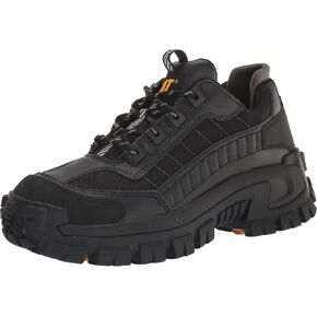 CAT Footwear Men's Invader Steel Toe Work Shoe, Black/Full Moon, 12 Wide