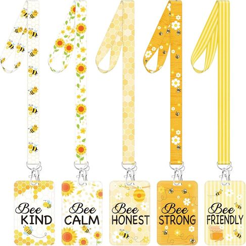 5 Sets Colored Hero ID Badge Holder with Lanyard Detachable Lanyard with Cute ID Card Holder Silky Strap Neck Lanyard ID Holder Clip Clasp Hard ID Name Lanyard Case for School Kids Boys Students Teens in Saudi Arabia