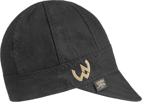 Welder Nation 8 Panel Welding Cap, 100% Cotton, Duck Canvas Exterior, Protective, Durable Men’s Hats with No Unicorn Peak for Welding, Heavy-Duty Jobs - Premium, Comfortable Welder Hat - 10 oz, 7 5/8 in Saudi Arabia